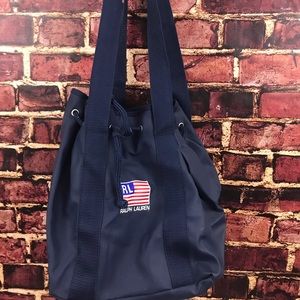 Ralph Lauren R/L  Drawstring Bucket Shouder Bag